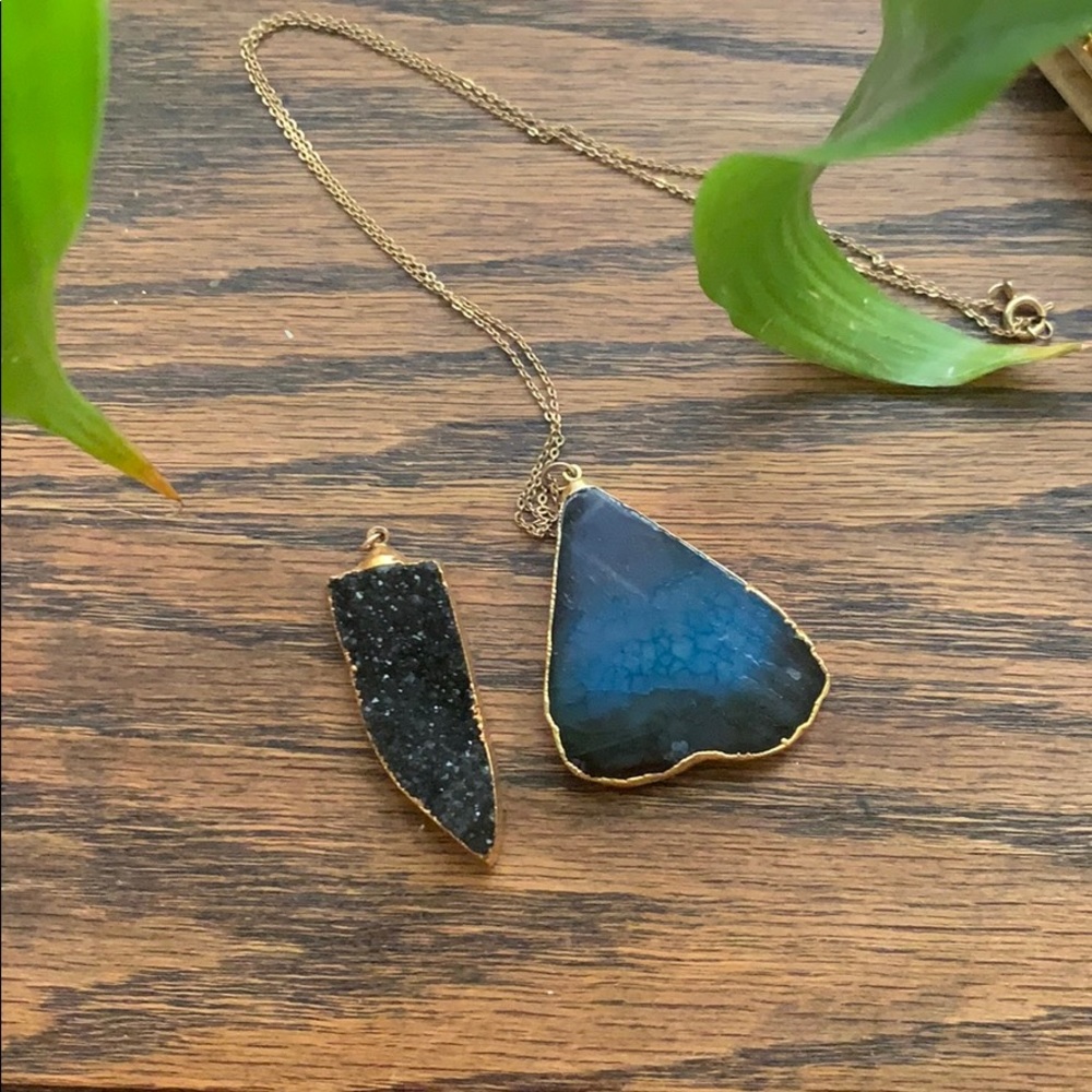 Beautiful Geode necklaces